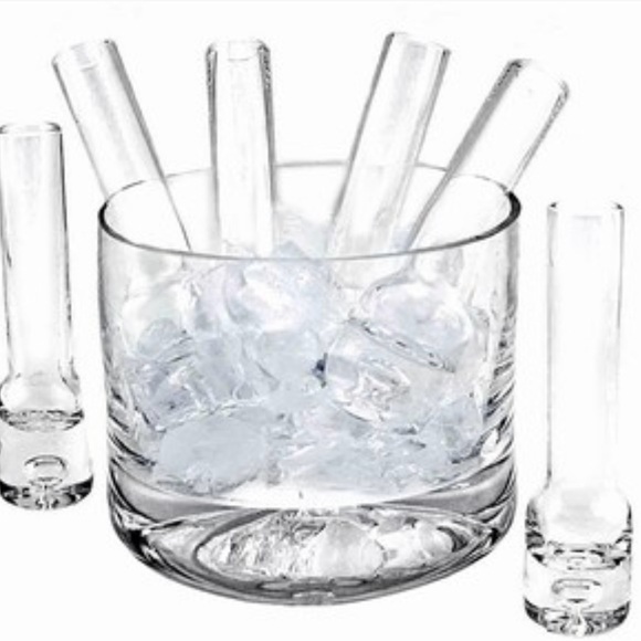 Artland Other - NEW! Hand Blown Crystal 7 Piece Drinkware Set